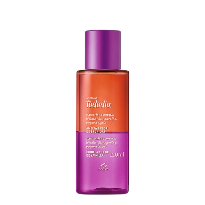 ACEITE BIFASICO CORPORAL CIRUELA Y FLOR DE VAINILLA 120 ML
