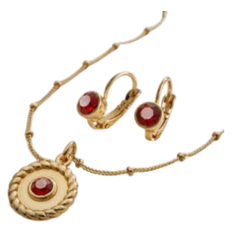 COLECCION TAJZARA 1 COLLAR + 1 PAR DE ARETES YANBAL