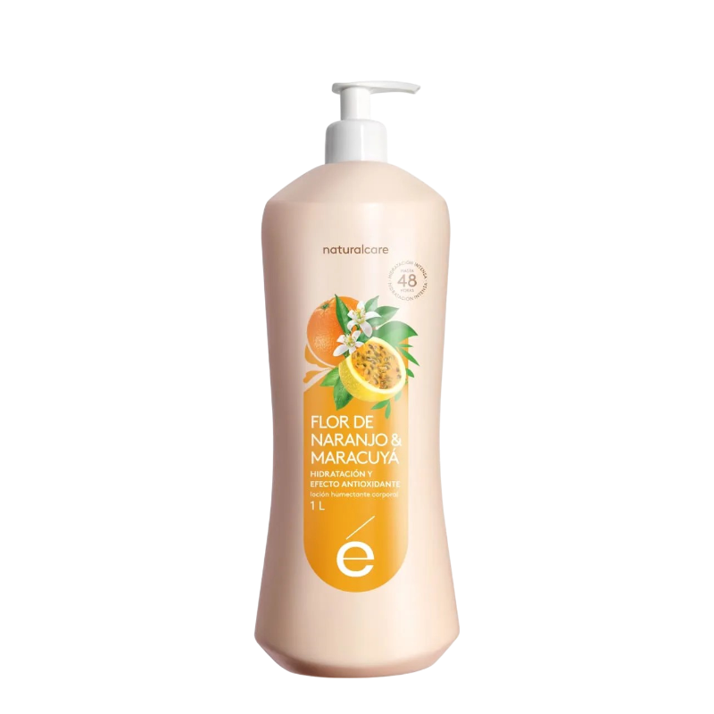 CREMA CORPORAL FLOR DE NARANJO Y MARACUYA NATURALCARE 1 LITRO