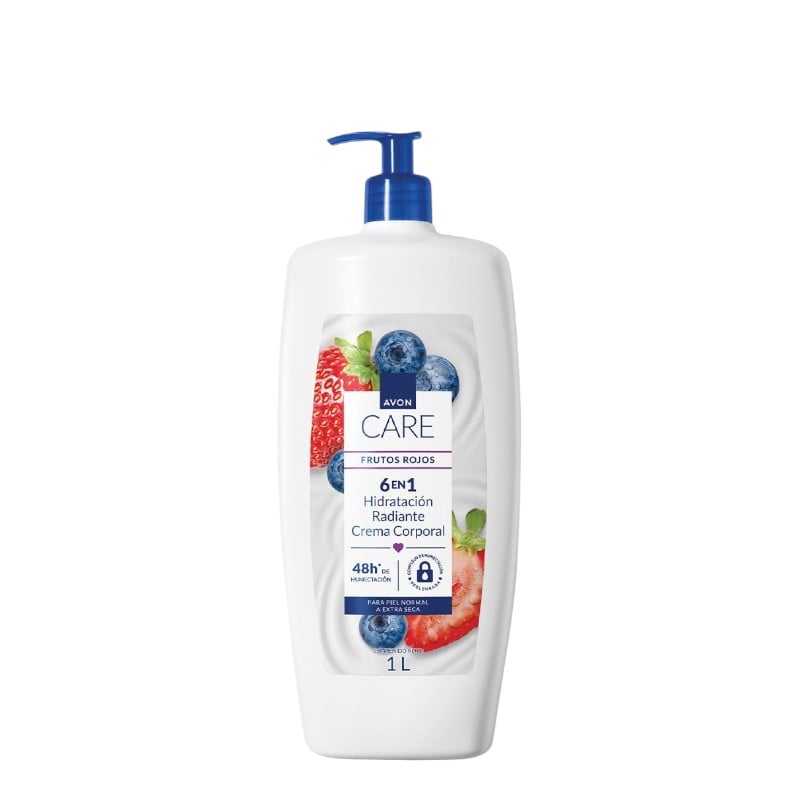 CREMA CORPORAL FRUTOS ROJOS AVON CARE 1 LITRO