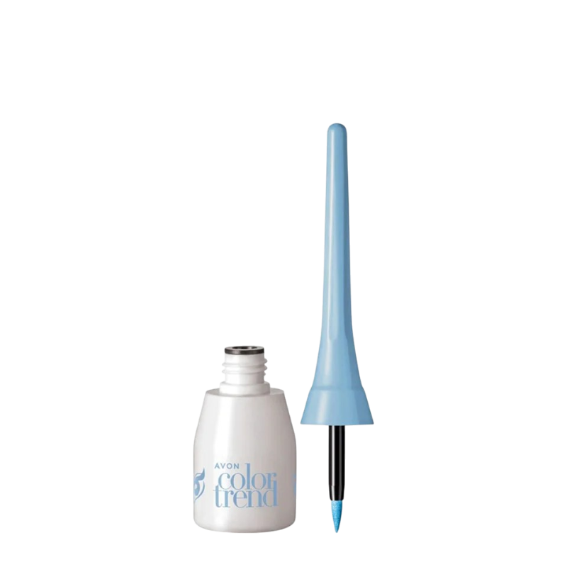 DELINEADOR LIQUIDO PARA OJOS AZUL PASTEL COLOR TREND AVON