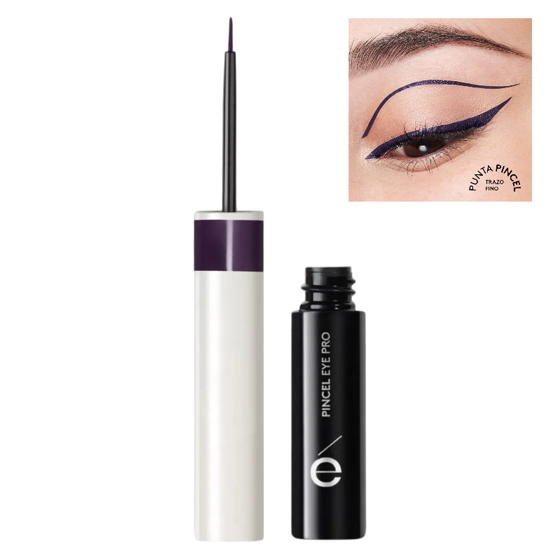 DELINEADOR LIQUIDO PUNTA PINCEL MORADO ACTITUD ESIKA