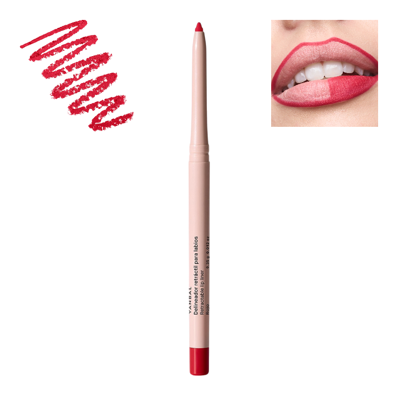 DELINEADOR RETRACTIL PARA LABIOS ROJO SALVAJE YANBAL