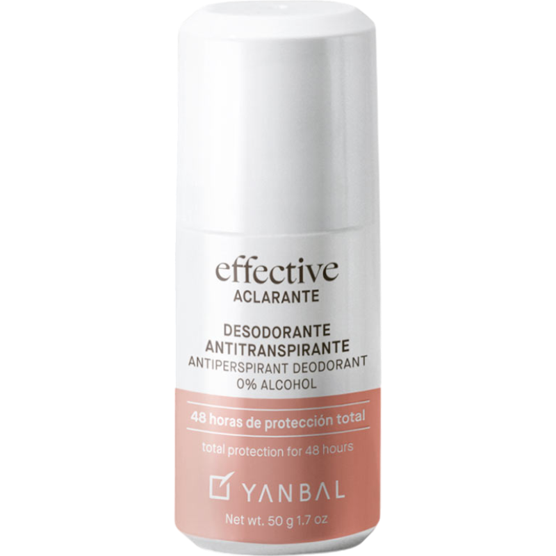 DESODORANTE ROLL ON EFFECTIVE ACLARANTE 50 GR