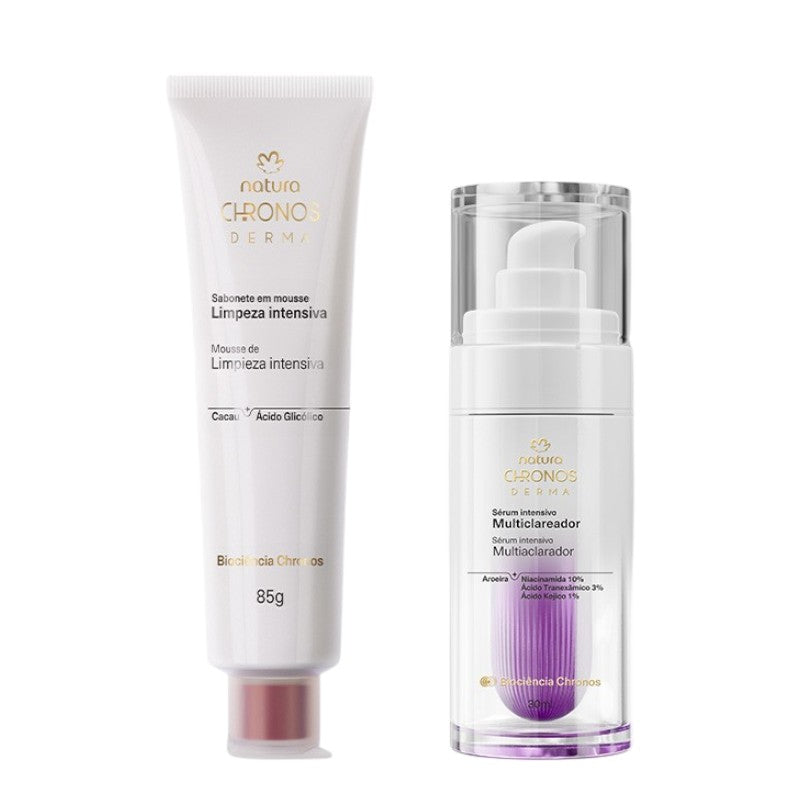 DUO CHRONOS ANTIMANCHAS JABON FACIAL EN MOUSSE + SERUM INTENSIVO MULTIACLARADOR