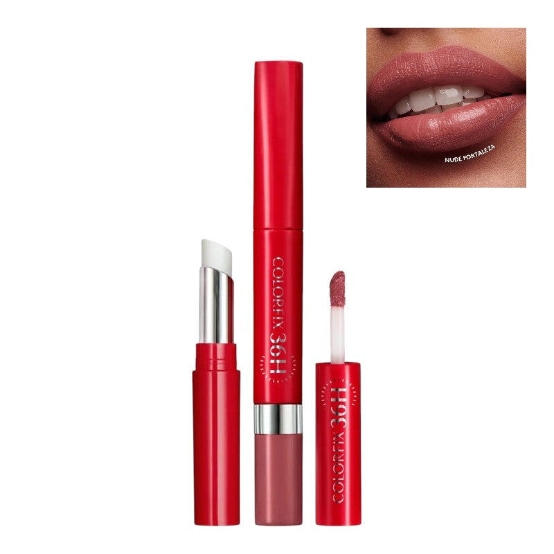 DUO TATTOO LABIAL NUDE FORTALEZA COLOR FIX ESIKA