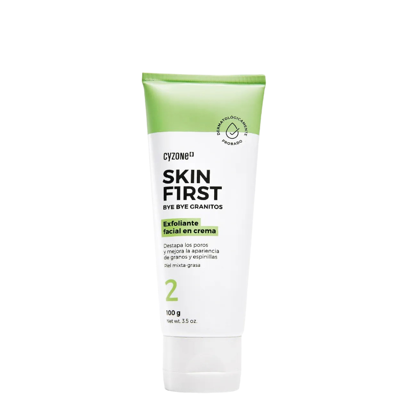 EXFOLIANTE FACIAL EN CREMA BYE BYE GRANITOS SKIN FIRST 100 GR