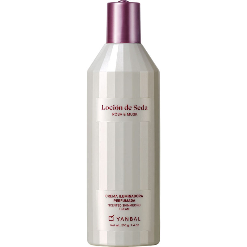 LOCION DE SEDA ROSA Y MUSK 210 GR
