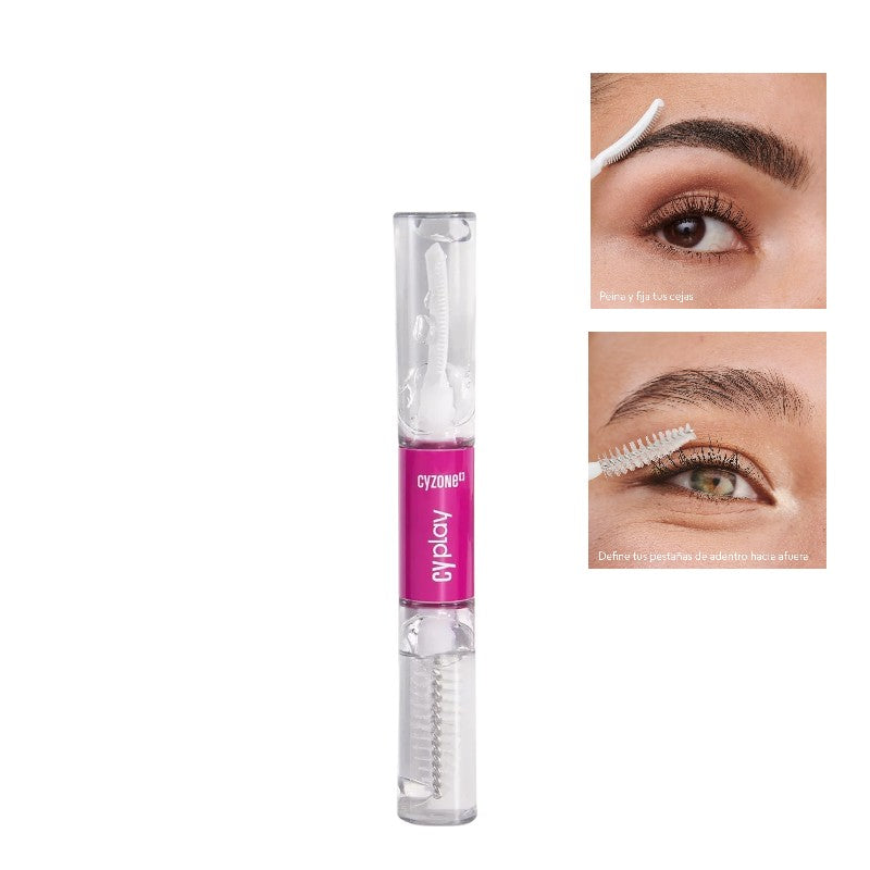 MASCARA GEL INCOLORA PARA PESTAÑAS Y CEJAS CYPLAY CYZONE