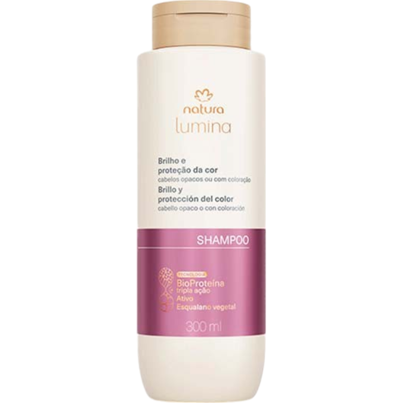 SHAMPOO BRILLO Y PROTECCION DEL COLOR LUMINA 300 ML