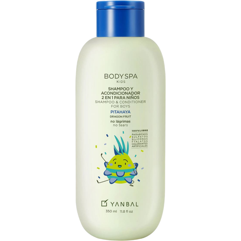 SHAMPOO Y ACONDICIONADOR 2 EN 1 PARA NIÑOS BODY SPA KIDS 350 ML