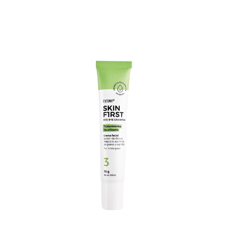 TRATAMIENTO FOCALIZADO CREMA FACIAL BYE BYE GRANITOS SKIN FIRST 15 GR