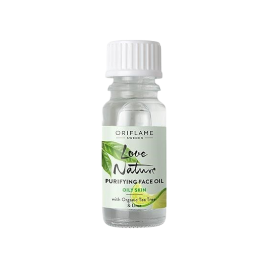 ACEITE PURIFICANTE Y MEJORA APARIENCIA DE POROS CON ÁRBOL DE TÉ Y LIMÓN LOVE NATURE 10 ML