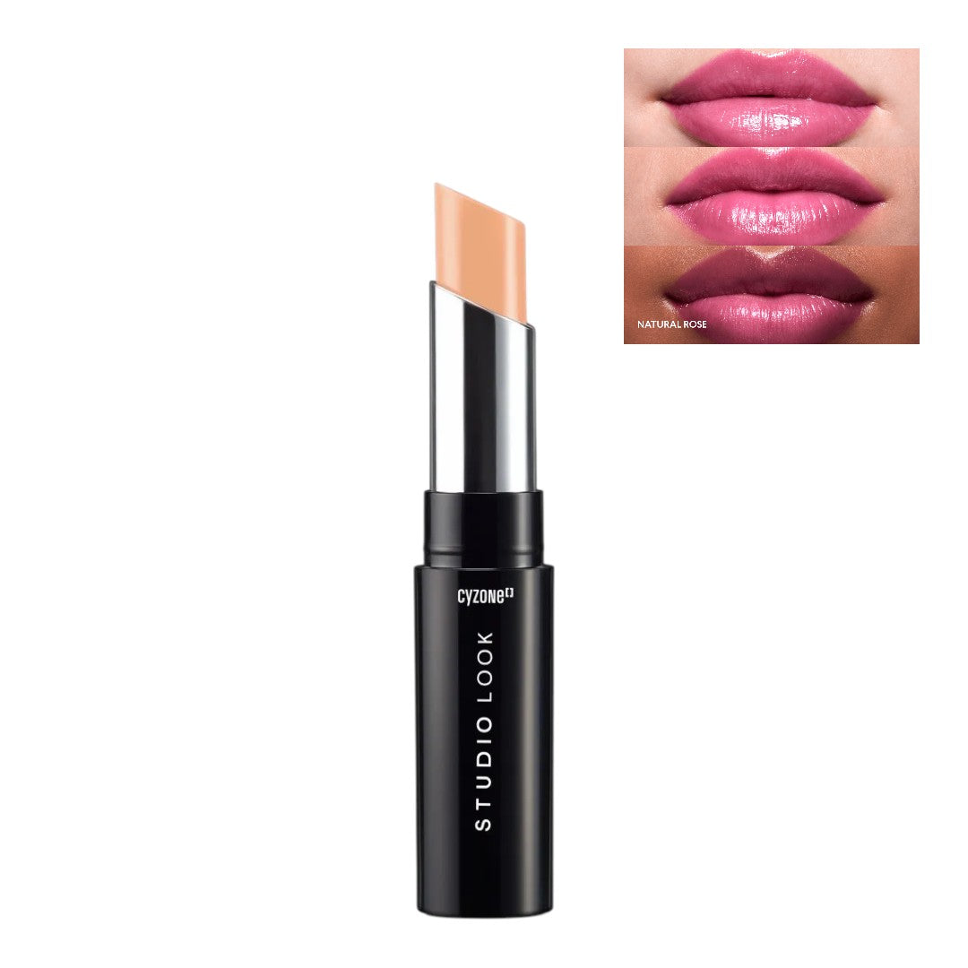 BALSAMO LABIAL HIDRATANTE NATURAL ROSE STUDIO LOOK CYZONE