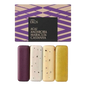 CAJA DE JABONES EXFOLIANTES MORADO MIXTOS 4 UND EKOS