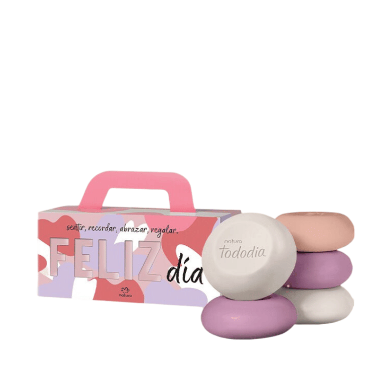 CAJA DE JABONES FELIZ DIA 5 UND