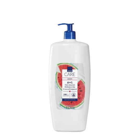 CREMA CORPORAL SANDIA AVON CARE 1 LITRO