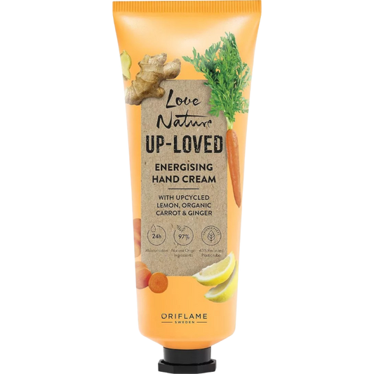 CREMA DE MANOS CON SEMILLAS DE LIMON, ZANAHORIA Y KION ORIFLAME 75 ML