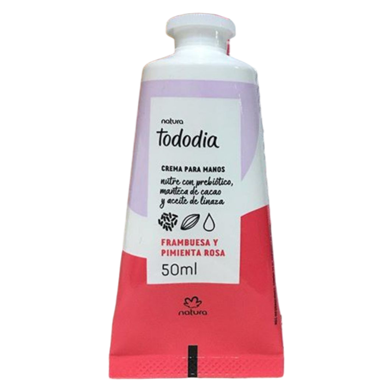 CREMA DE MANOS FRAMBUESA Y PIMIENTA ROSA 50 ML