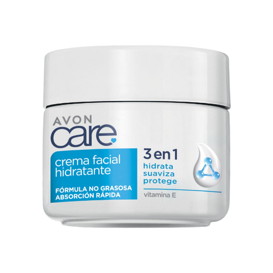 CREMA FACIAL HIDRATANTE 3 EN 1 VITAMINA 3 AVON CARE 100 GR