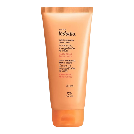 CREMA ILUMINADORA CORPORAL MANGO ROSA Y AGUA DE COCO 200 ML