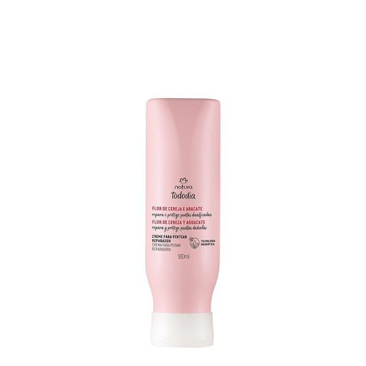 CREMA PARA PEINAR REPARADORA FLOR DE CEREZA Y AGUACATE TODODIA 180 ML