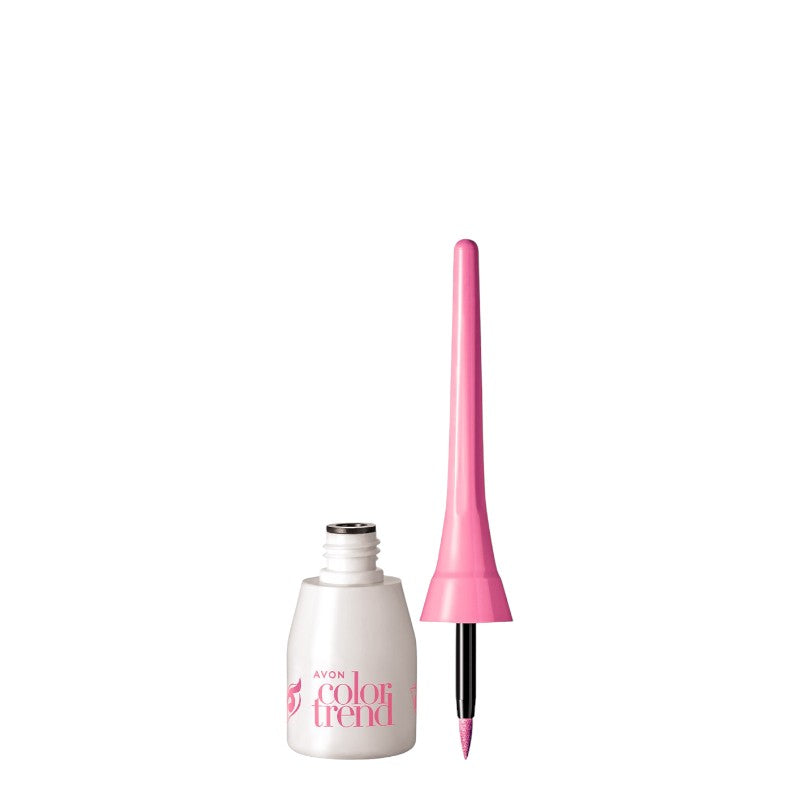 DELINEADOR LIQUIDO PARA OJOS ROSA CIBERNETICO COLOR TREND AVON