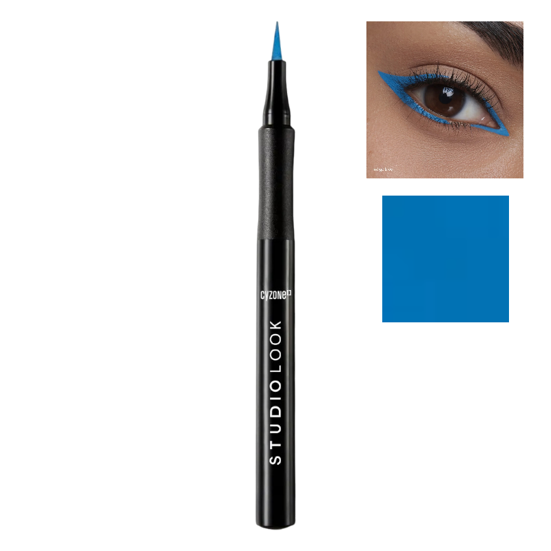 DELINEADOR PLUMON INDIGO BLUE CYZONE