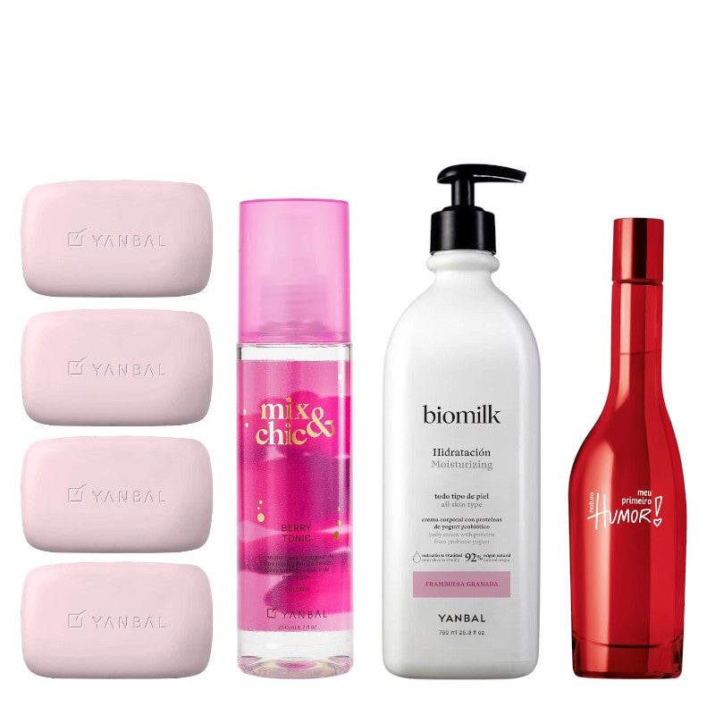 KIT HUMOR ROJO 4 PRODUCTOS