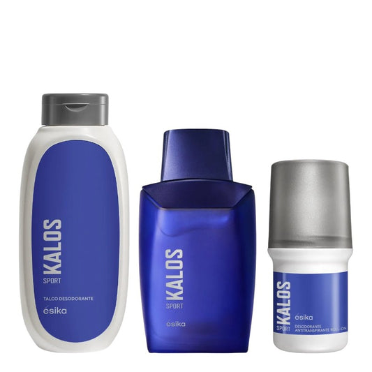 KIT KALOS SPORT PERFUME + TALCO + DESODORANTE