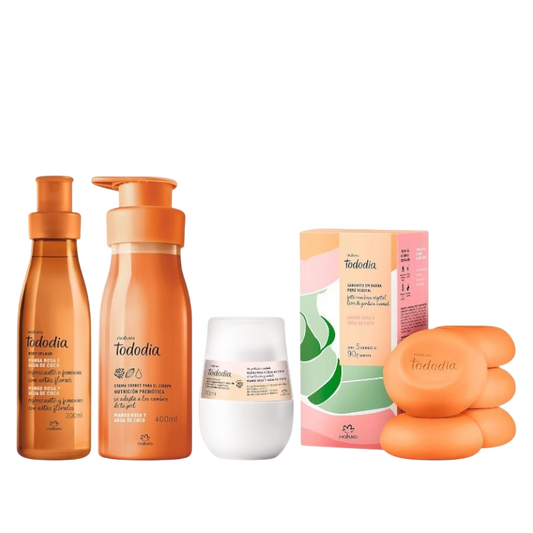 KIT MANGO ROSA Y AGUA DE COCO TODODIA 4 PRODUCTOS