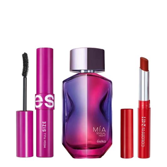 KIT MIA SENSUAL NIGHT + RIMEL + LABIAL