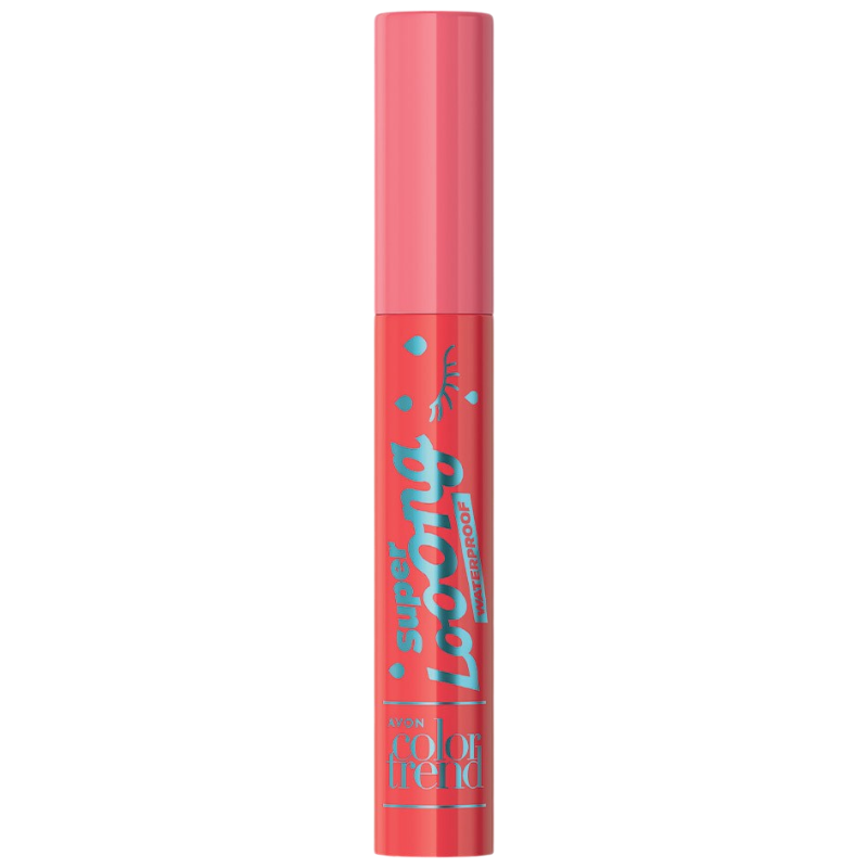 MASCARA ALARGADORA PARA PESTAÑAS A PRUEBA DE AGUA NEGRO SUPER LOONG COLOR TREND AVON