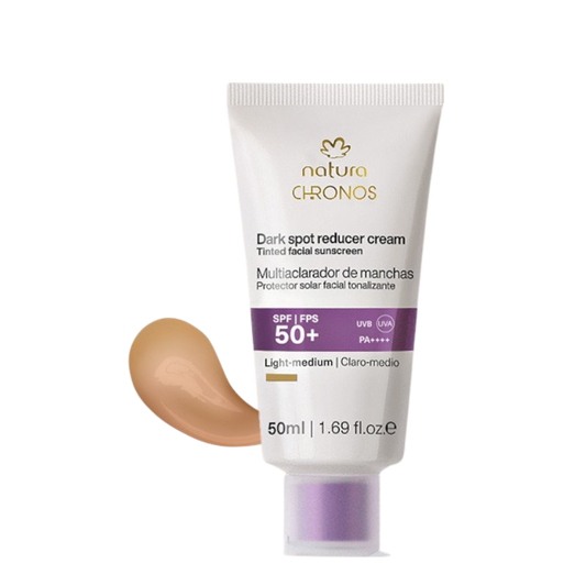 PROTECTOR SOLAR FACIAL MULTIACLARADOR DE MANCHAS FPS 50+ CLARO-MEDIO CHRONOS 50 ML