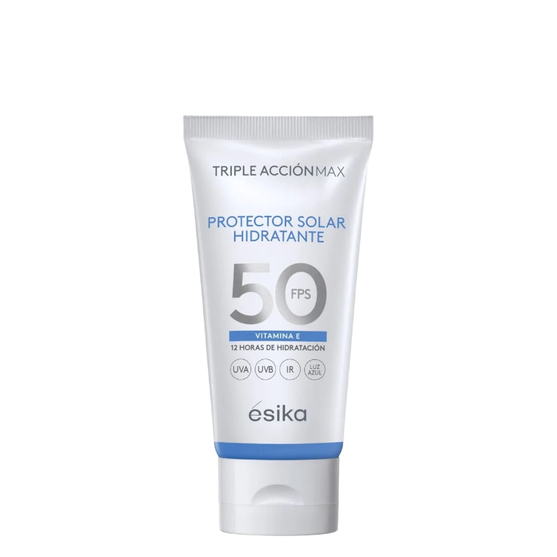 PROTECTOR SOLAR HIDRATANTE FACIAL 50 FPS TRIPLE ACCION ESIKA 50 ML
