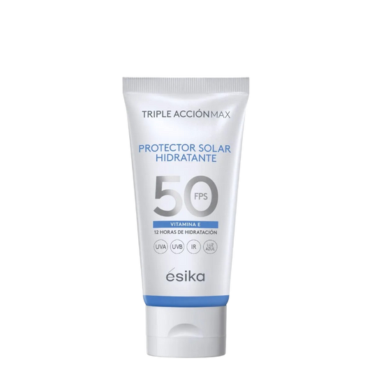 PROTECTOR SOLAR HIDRATANTE FACIAL 50 FPS TRIPLE ACCION ESIKA 50 ML