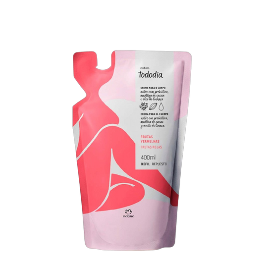 REPUESTO CREMA CORPORAL FRUTAS ROJAS 400 ML