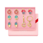 SET 5 PARES DE ARETES FI CARAMEL JOY ESIKA