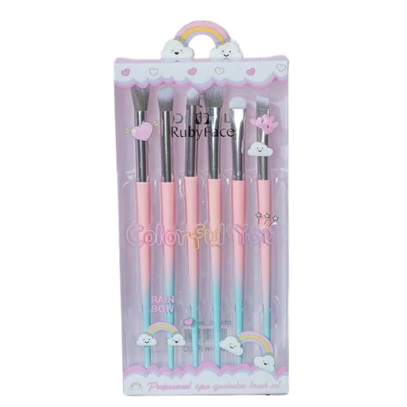 SET BROCHAS BEAUTY 6 PIZAS