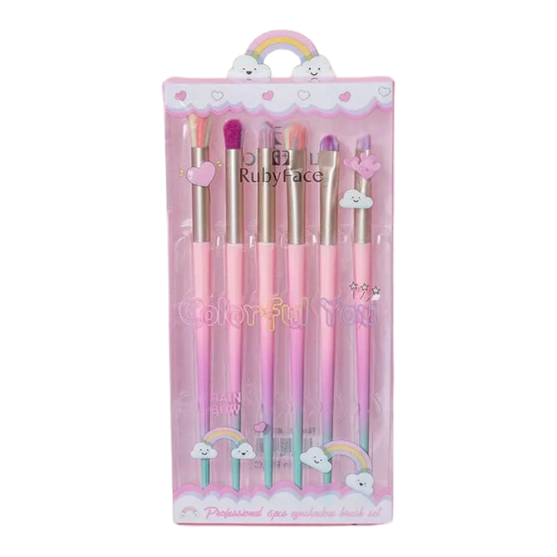 SET BROCHAS BEAUTY 6 PIZAS