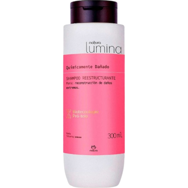 SHAMPOO DE CABELLO QUIMICAMENTE DAÑADO LUMINA 300 ML