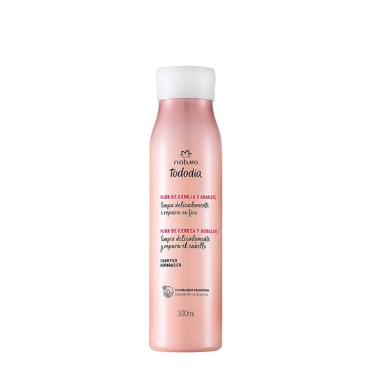 SHAMPOO REPARADOR FLOR DE CEREZA Y AGUACATE TODODIA 300 ML