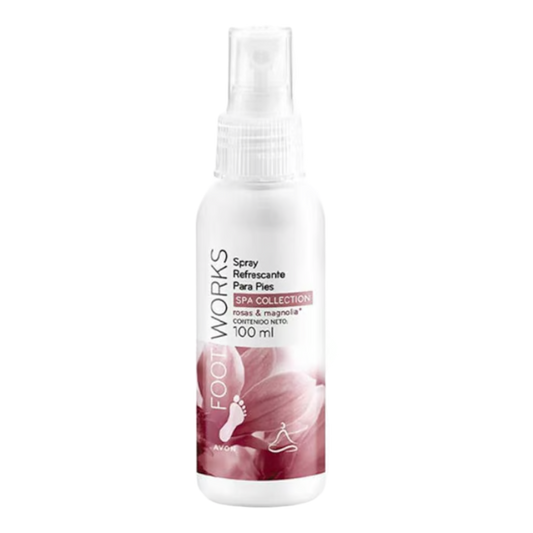 SPRAY REFRESCANTE PARA PIES ROSAS Y MAGNOLIA FOOT WORKS 100 ML
