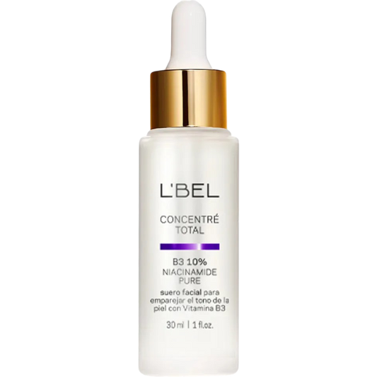 SUERO FACIAL CON VITAMINA B3 NIACINAMIDE PURE CONCENTRE TOTAL LBEL 30 ML